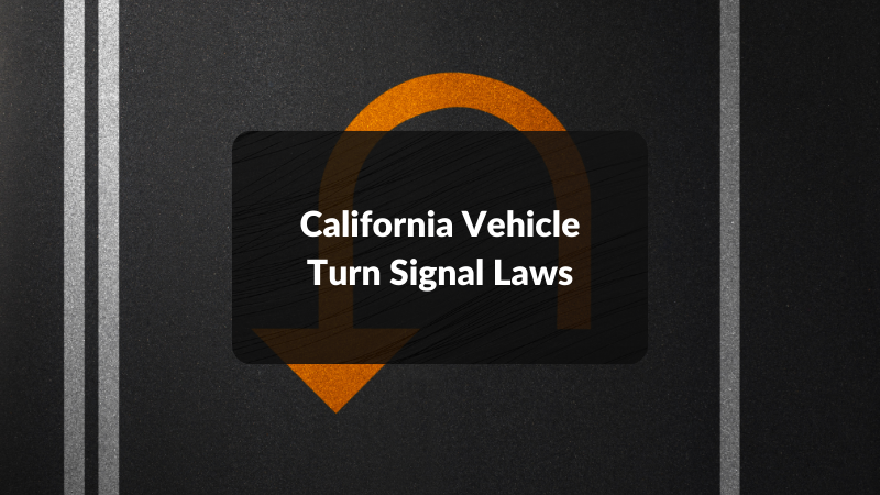 California Car Flip Sign Legal guidelines In 2022