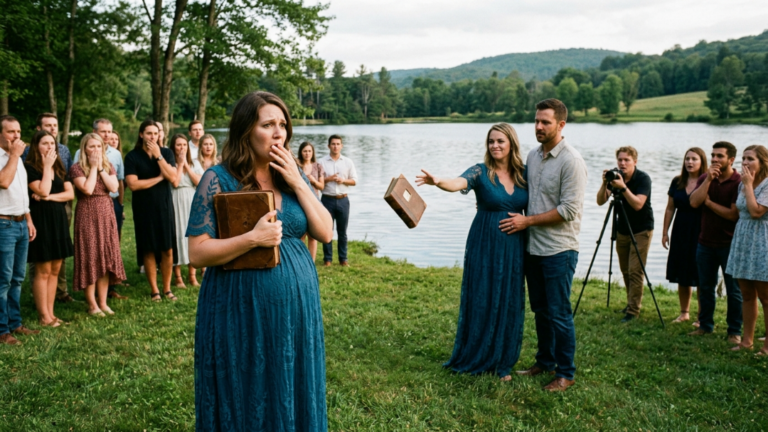 A Pregnant Wife Arrived At Her Lakeside Maternity Shoot… What Her Best Friend Did Beside Her Husband Left The Entire Family Speechless.