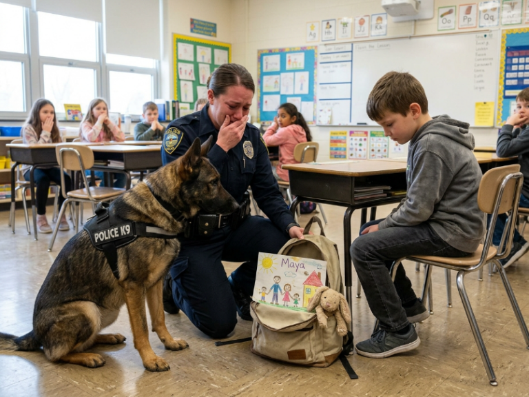 A heartbreaking secret. — Everyone thought the quiet boy had drugs when my K-9 alerted. The truth inside his bag brought me to my knees…