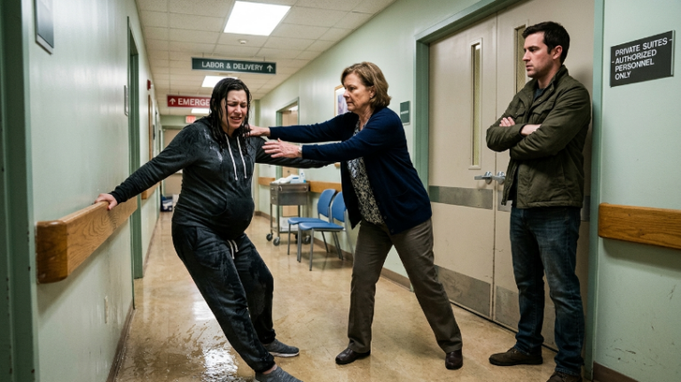 PART 2: The contraction hit Rachel just as the elevator doors chimed open on the fourth floor of the hospital.