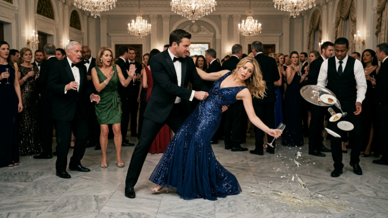 PART 2: Richard’s fingers closed around Sarah’s waist like a steel vice, the sudden, violent pressure stealing the breath right out of her lungs.