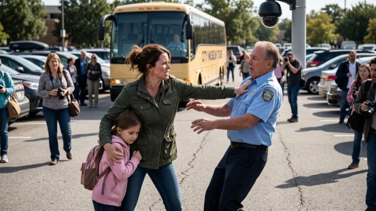 A Concerned Mother Stepped In To Defend Her Silent Daughter In A Crowded Museum Parking Lot, But When Police Reviewed The Security Footage, A Surprising Truth Came To Light