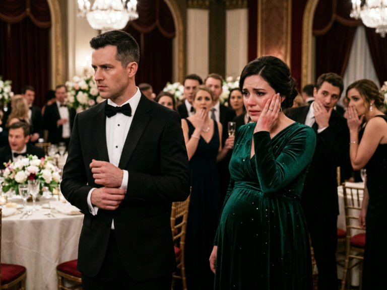 “Know your place.” My CEO husband hissed, slapping me at his gala at 36 weeks pregnant—but he forgot one deadly secret about my family…
