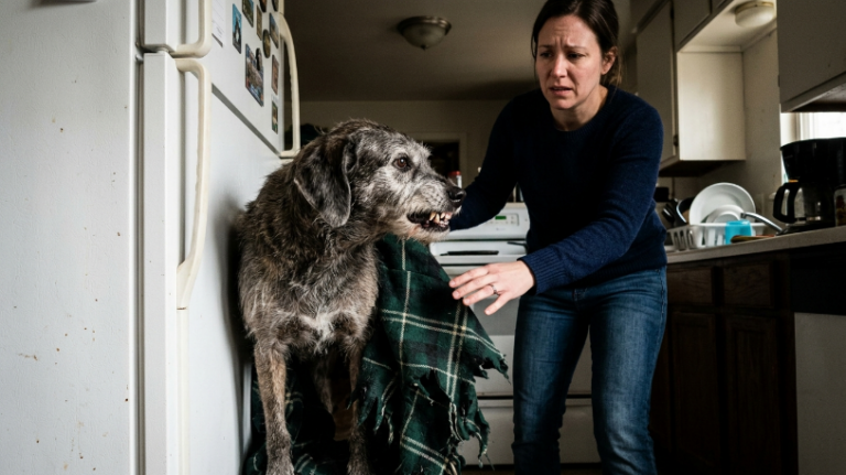 PART 2: Water pooled heavily around Sarah’s knees as she dropped to the pristine, white tile of the emergency veterinary clinic.